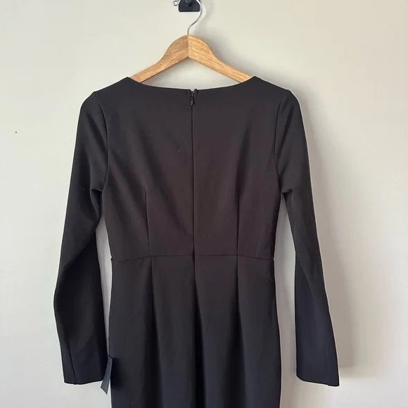NWT! Lulu's women’s Glamorous Sweetheart Black Long Sleeve Maxi Dress. Large - Picture 7 of 7